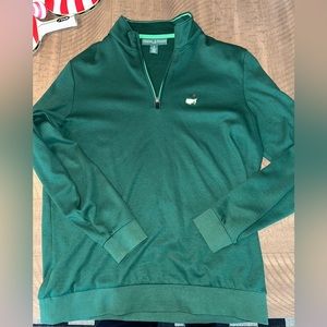 The Masters mens small quarter zip pullover tech fabric